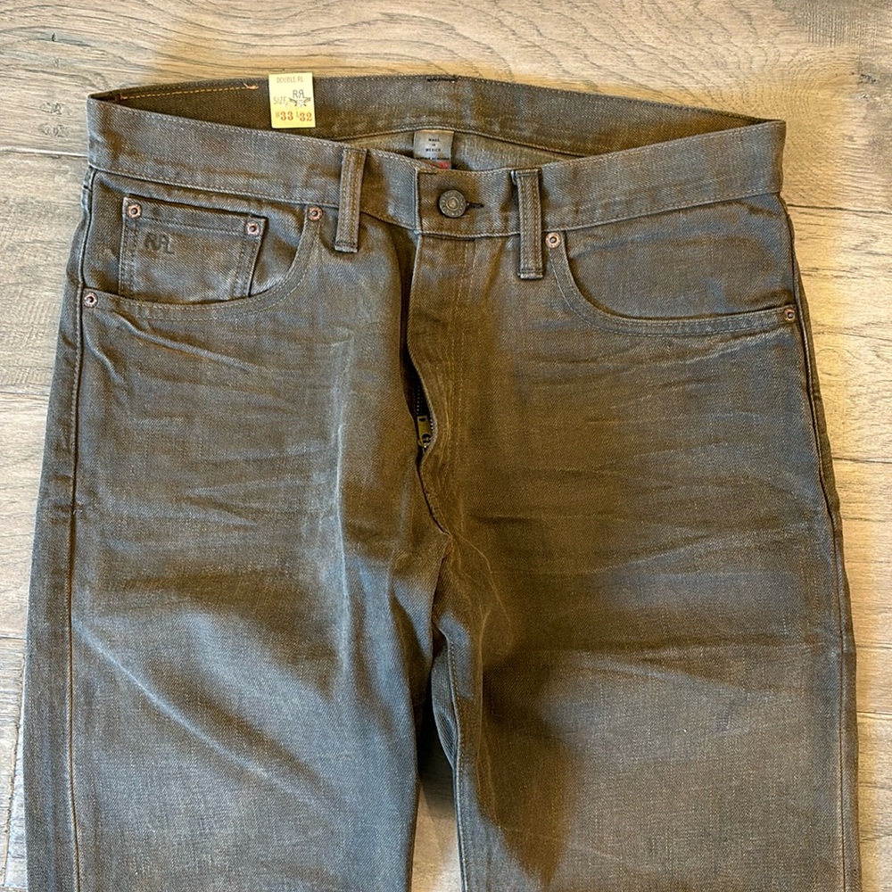 Men’s DOUBLE RL Slim Fit Japanese Denim Jeans w33 l32